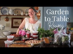 How I Used A HUGE Garden HARVEST (5 Delicious Recipes!)