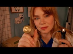 ASMR Audiologist Ear Exam: Ear Cleaning, Hearing Test, Tympanometry & Acoustic Reflex Testing