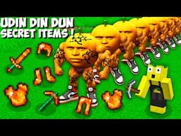 How to MINE UDIN DIN DUN AND GET RAREST ARMOR in Minecraft ? BRAINROT ITEMS !