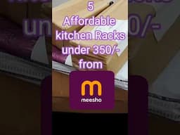 5 meesho Affordable Kitchen Racks Organisers