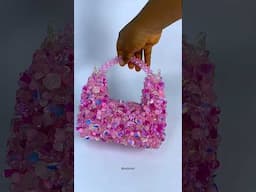 Bead bag- handmade with love for the Pink girlies🌸✨#handmade  #beadbag #diy #beads