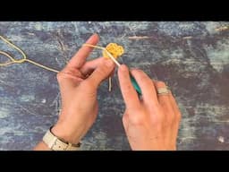 How To Crochet A Mini Flower Video Tutorial