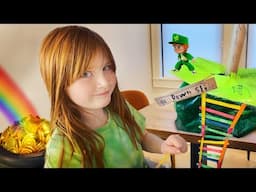 We Caught LEPRECHAUN GOLD??! Check our traps, Green Pancakes, Adley Niko & Navey play Hide n Seek