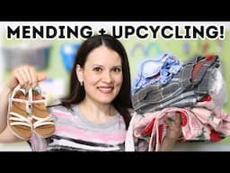 7 mending and upcycling projects + shoes!