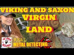 VIKING and SAXON ON NEW NEVER BEEN DONE FIELD REAL METAL DETECTING!!