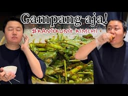 Kangkung Kimchi dalam 3 menit (+Cara makan, cara simpan) Halal Kimchi bahan lokal