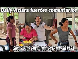 DAILY hija de Tía Loy ACLARA Fuertes Comentarios/ Suscriptor Envío Fuerte Cantidad 💵 a las Tias para