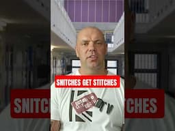 SNITCHES GET STITCHES- PRISON RULES #prisoner #hmp #crime #prisonlife
