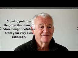 Growing potatoes  Re grow Shop bought Store bought Potatoes from your own collection