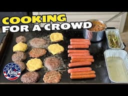 I've Cooked Burgers for 1000's of People at Once - These are My BEST TIPS for Cooking for a Crowd!