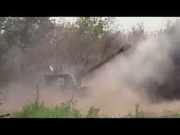 Combat operation 2S3 Akatsiya self-propelled artillery regiment