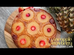 Strawberry Pineapple Upside Down Cake