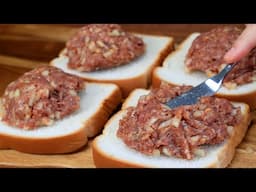 Do you have bread and ground beef? This simple and delicious recipe will hit EVERYONE!