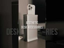 Aesthetic Desk Accessories #tech #techessentials #desksetup