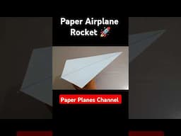 Paper Airplane Rocket #shorts