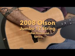 Dream Guitars - 2008 Olson Jumbo 12 String, Indian Rosewood & Spruce #guitardemo #12stringguitar