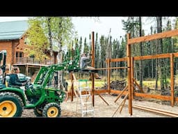 Go BIG or Go Home! Building our Alaskan Firewood Shed...