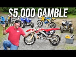 We Bought 5 RARE 2 Stroke Dirt Bikes Sight Unseen at Auction… Will They Run?