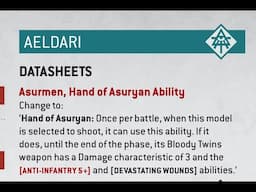 Review: March 2025 Dataslate Update for Aeldari