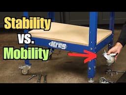 Kreg Caster Wheels on Foreman Cart or Router Table - Stability or Mobility?
