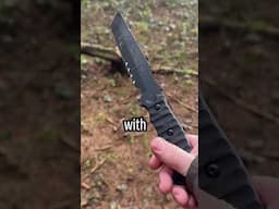 REAL Military Survival Knife Hack #survival