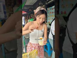 Have you tried? 🥚🍦 🇹🇭📍 Talad Phlu (by the railway)#thailand #streetfood #icecream #coconut #egg