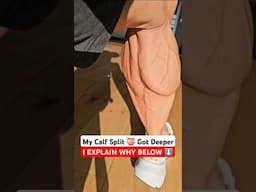 My Calf Split Got Deeper - I Explain Why Below ⬇️