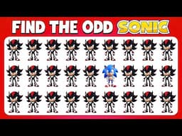 Find the ODD One Out - Sonic the Hedgehog 3 Edition 🔥🦔💙 | 30 Epic Levels Quiz