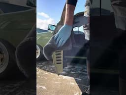 A small, easy to handle drying towel for door shuts and wheels #carcare #automobile #carcareproducts