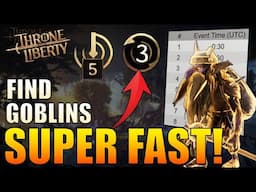 Throne & Liberty - Event Time Changed - Don't Miss this Secret Feature! (radar) Never Miss a Goblin