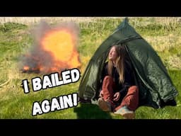 Camping, Foraging and a Close Call!