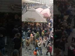 OMG Most Crowded Christmas Market! #youtubeshorts  #socrowded #christmasmarket #nuremberg #nürnberg
