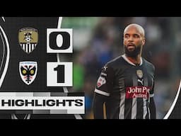 HIGHLIGHTS | NOTTS COUNTY 0-1 AFC WIMBLEDON | SEMI-FINAL FIRST LEG