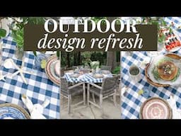 Summer Patio, Garden & Potting Shed Refresh | 4th of July Decor ❤️ 🇺🇸 | OUTDOOR DESIGN