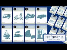 Jamie Rodgers Crafts - Vintage Travel Craft Die Collection - Special Bundle Offer