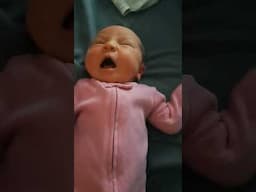 Our newborn Winter has the hiccups! #newborn #baby