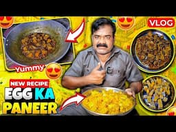 New egg 🥚 paneer recipe 🤤 || Bhaut he swadisht banaye papa 😋 #vtravelvlogs