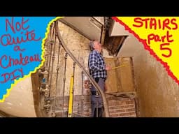 Not Quite a Chateau DIY 306 - Stairs and Hallway Project - Part 5 - Walls Wiring and Window Guard