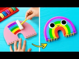 🌈 TRENDING RAINBOW SCHOOL SUPPLIES 📚✨ Perfect for Back to School!