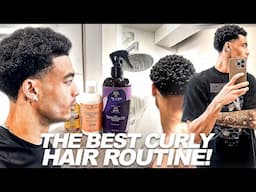 The BEST Curly Hair Routine 2025