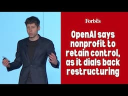 OpenAI says nonprofit to retain control, as it dials back restructuring