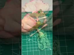 Cute Floral Fairy Doll with Embroidery Thread, Wire, and Bead #easycrafts #spring #diydolls