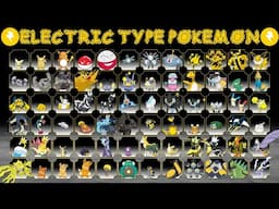 All Electric Type Pokemon...Pika, Pika, Pi Pi Pi...Chuuuu!