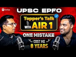 UPSC EPFP Topper Preparation Strategy | How Topper's Prepare For UPSC EPFO Exam ? | Success Story