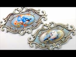 Decoupage Birds on Wood - Home Décor