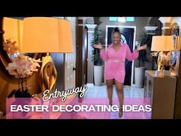Refreshing my Entryway & Bathroom for Easter|Simple Elegant & Trendy Decorating Ideas for The Season
