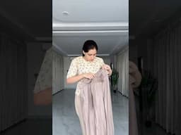 Trying the Faux Leather Trousers from Myntra ..!