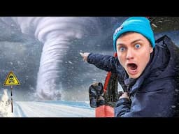 Last To Stop Riding in a BLIZZARD Wins!! **EXTENDED**