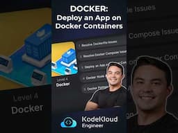 Deploying an App on Docker Containers | Docker Tutorial | Docker Series #17