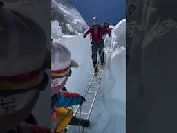 Ladders on Everest #khumbuicefal
